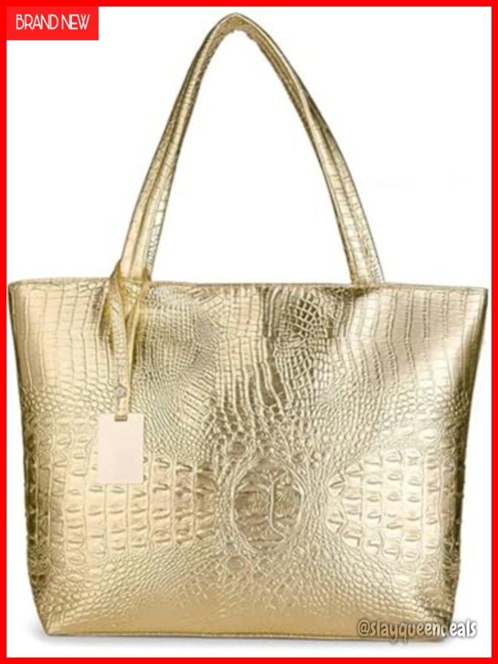 Women's Faux Leather Crocodile Hobo Tote Handbag Shoulder Purse Travel Satchel